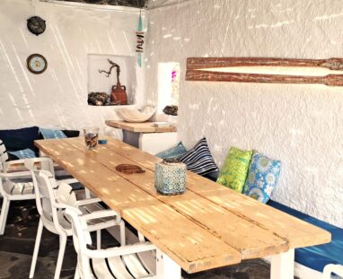 Outside table